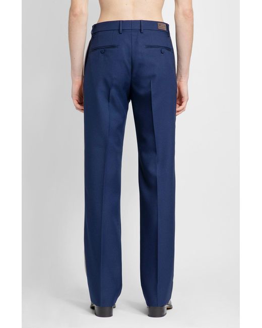 Gucci Blue Trousers for men