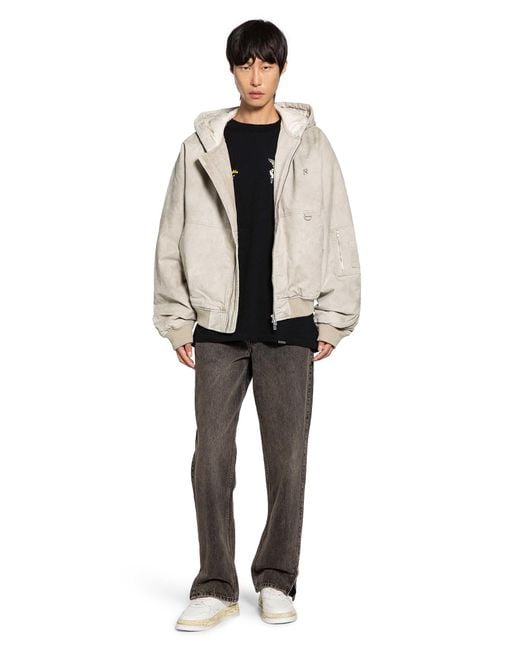 Represent Gray R2S Split Jeans for men