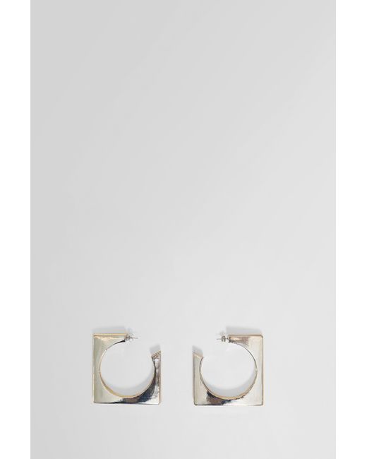 Saint Laurent White Earrings