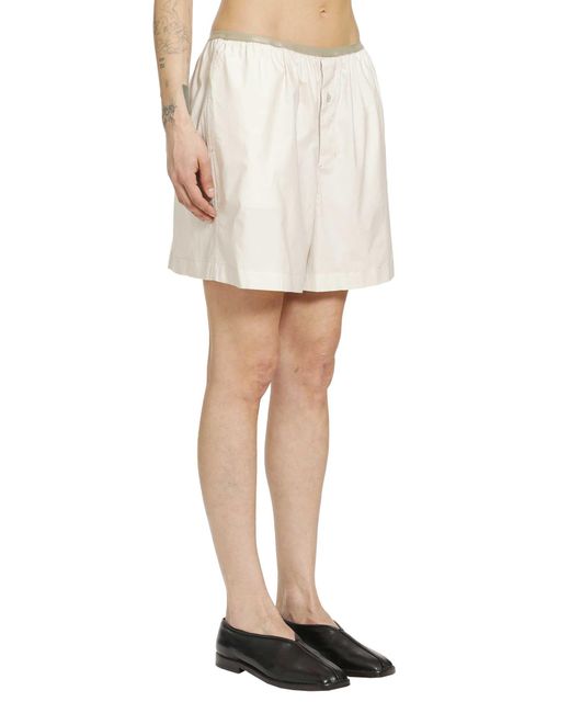Lemaire White Boxer Shorts