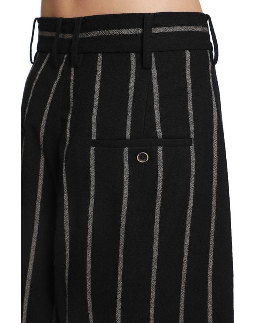 Uma Wang Black Patina Pants for men