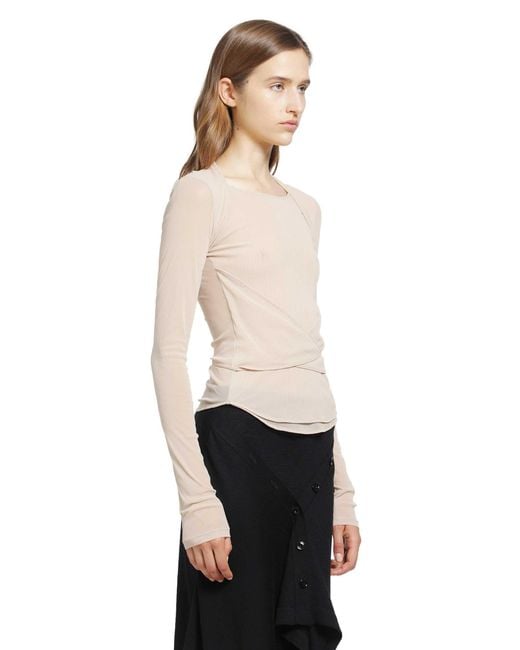 Lemaire White Ballerina Scarf Top