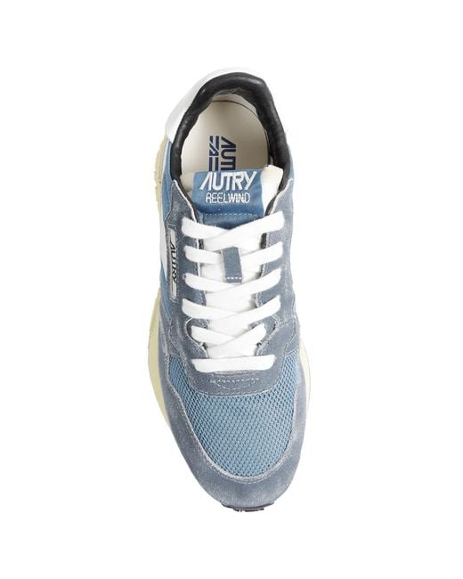 Autry Blue Reelwind Low Sneakers for men