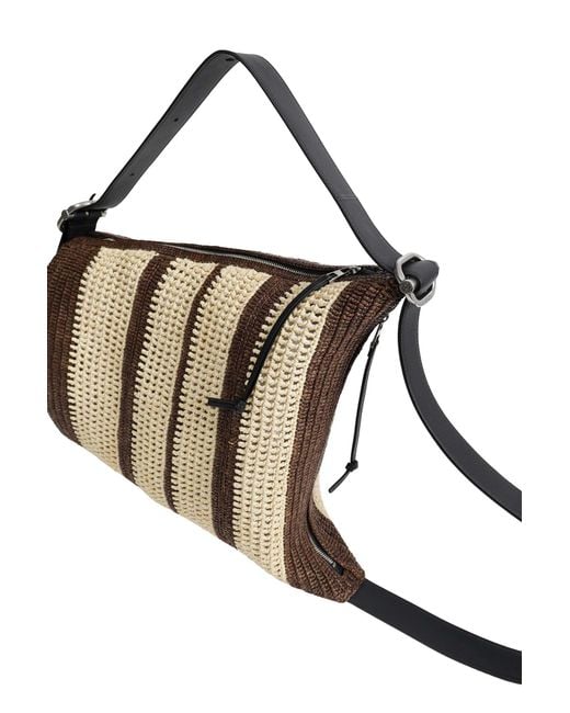 Loewe White Loop Bucket Medium Bag for men