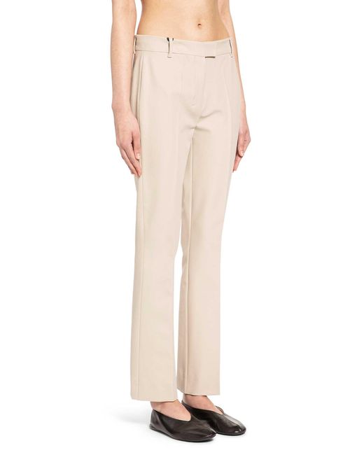 Max Mara Natural Stretch Cotton Viscose Trousers