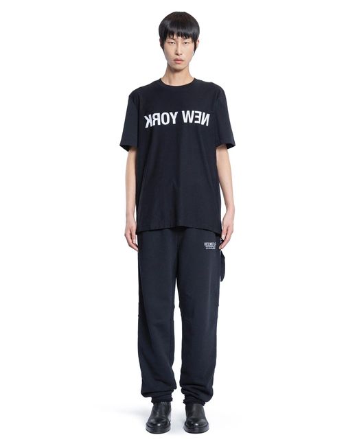 Helmut Lang Blue New York Sweatpants for men