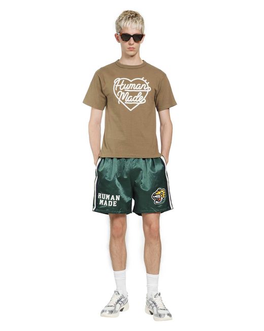 Human Made Green Game Shorts for men