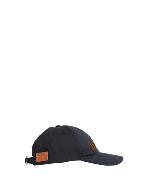 Loewe Black Classic Embroidery Cap