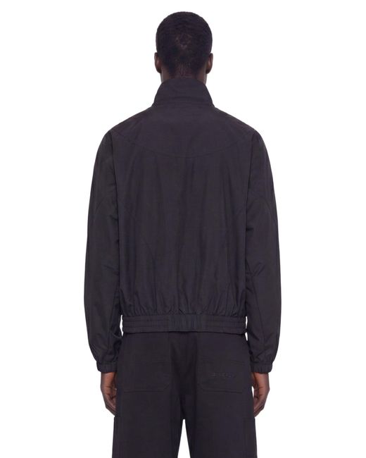Givenchy Blue Mix Material Cut Outs Blouson for men