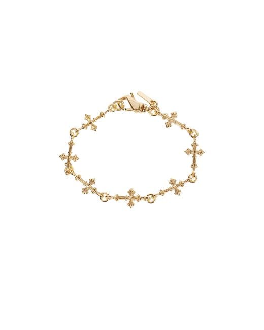 Emanuele Bicocchi Metallic Avelli Multi Cross Bracelet for men