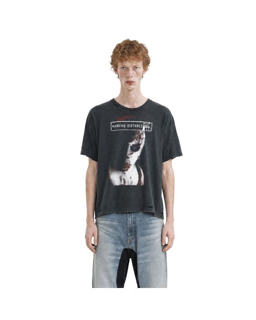 Marking Distance Black Manhunt Tee for men