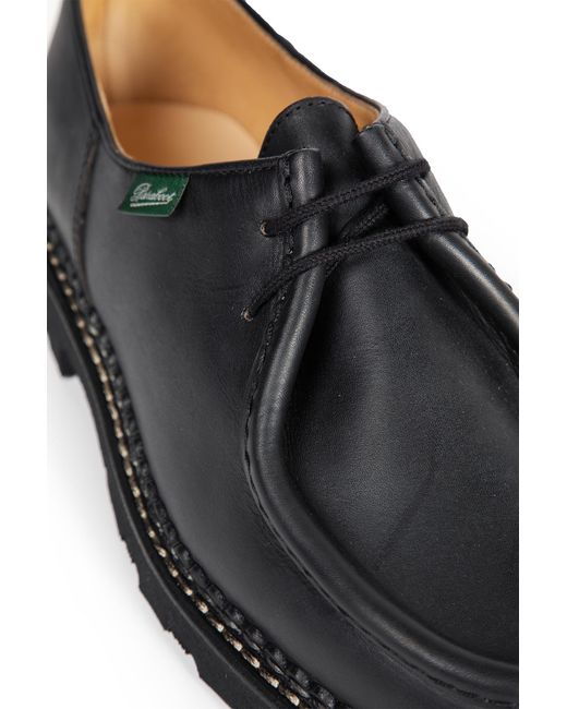 Paraboot Black Michael Derby Shoes for men
