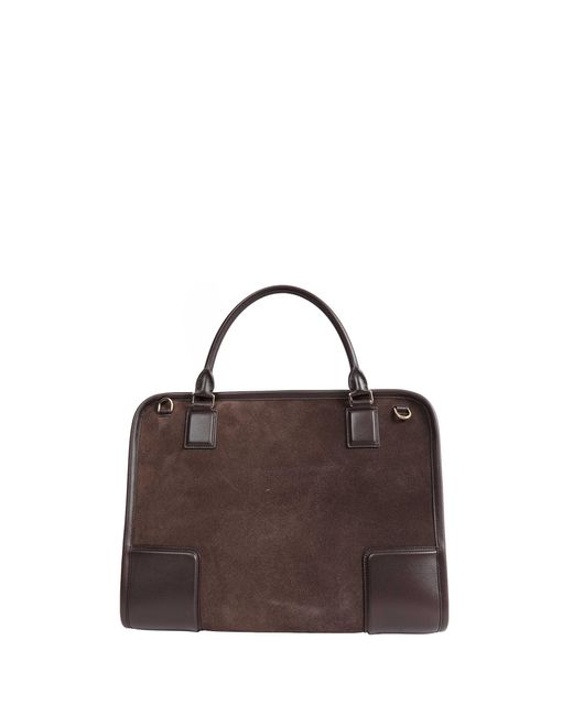 Loewe Brown Large Amazona 180 Top Handle Bag