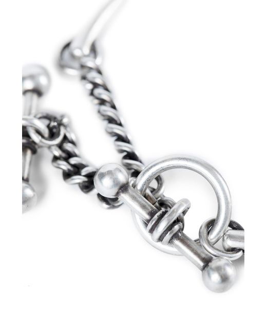 Ann Demeulemeester Metallic Naemi Slim Chain Bracelet