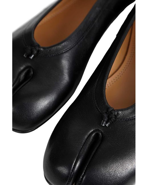 Maison Margiela Black Tabi Ballerinas