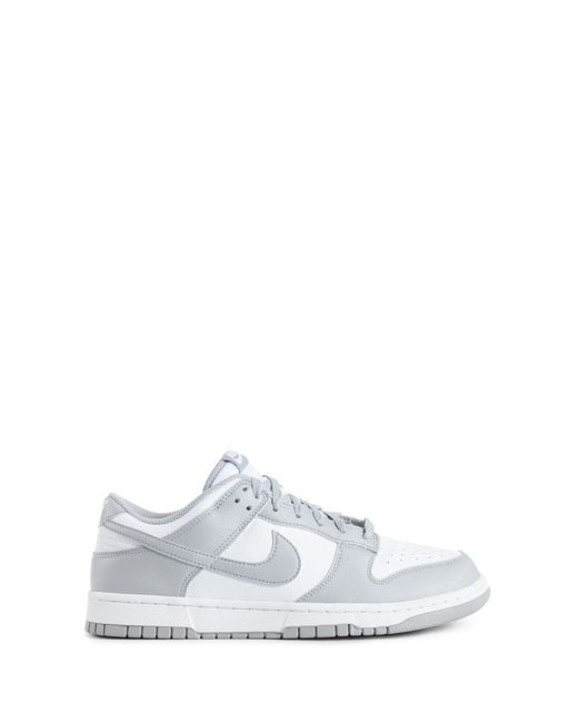 Nike White Dunk Low Sneakers for men