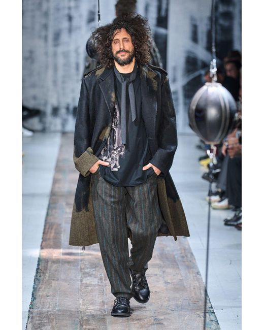 Yohji Yamamoto Black Yohji Single Jersey Long Sleeve Tee for men