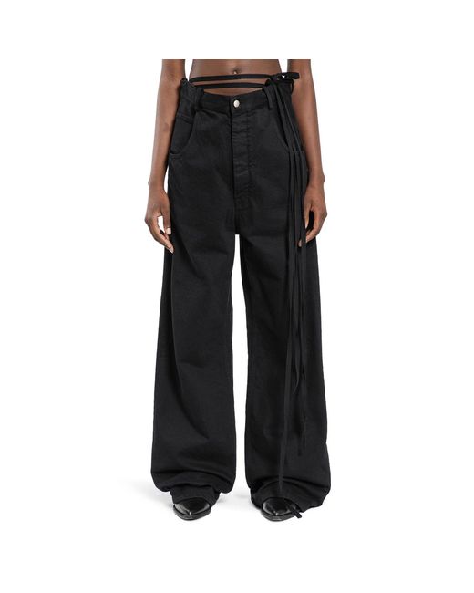 Ann Demeulemeester Black Jeans