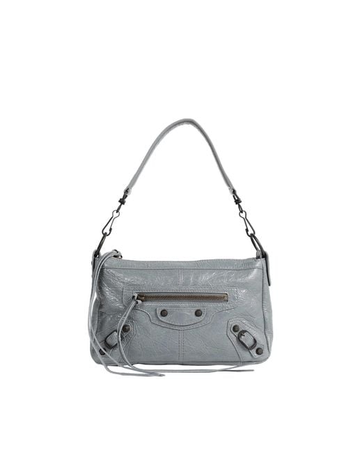 Balenciaga Gray Le City Moto Mini