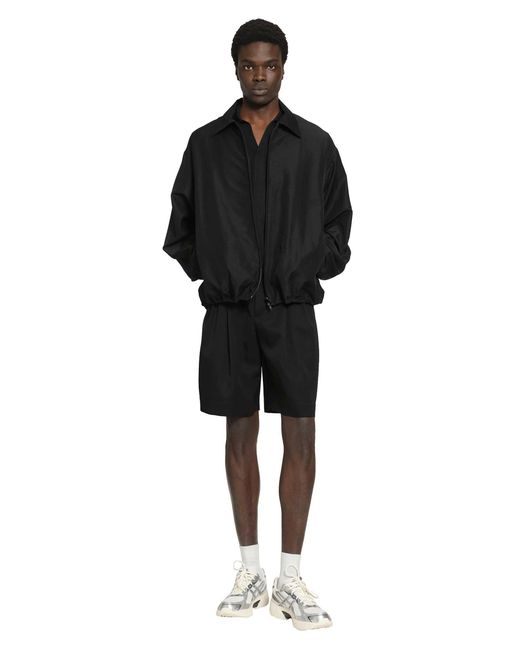 Ssstein Black Bermuda Shorts for men