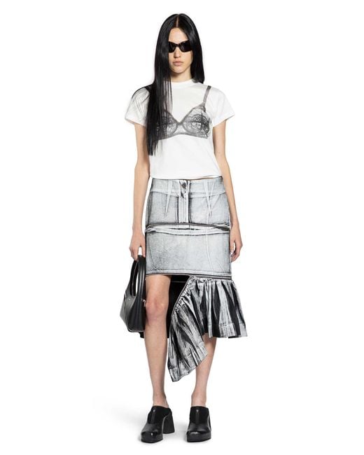 VAQUERA Multicolor Painted Workwear Skirt