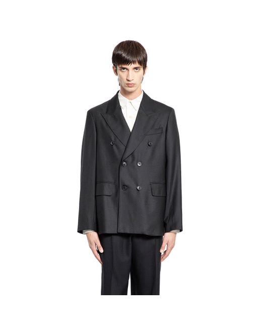 Our Legacy Black Unconstructed Db Blazer for men