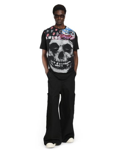 Massimo Sabbadin Black Printed Jersey T-Shirt for men