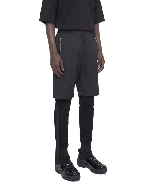 NVL-GARDE Blue Dbl Layer Pants for men