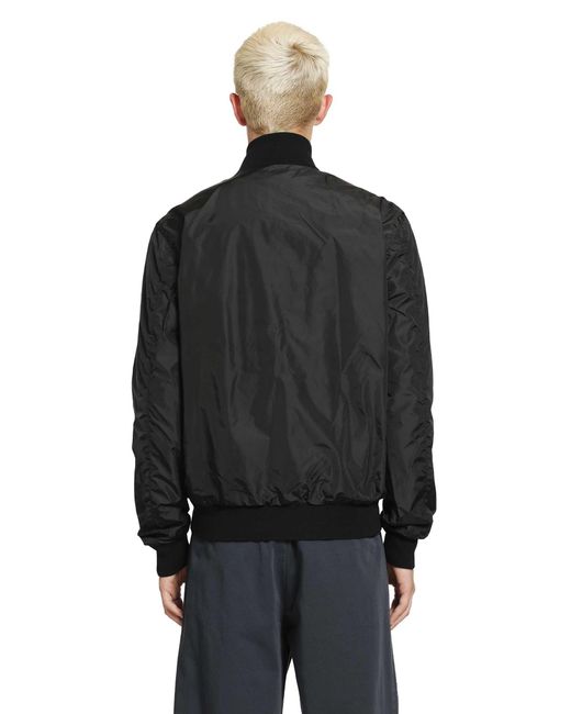Prada Black Reversible Wool And Re-Nylon Jacket for men