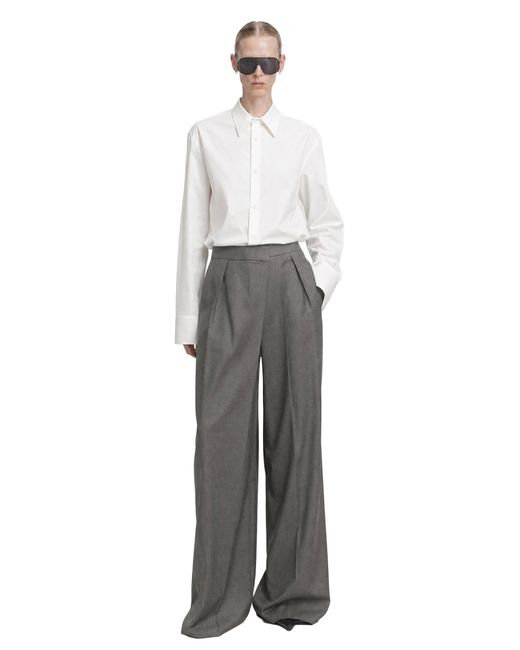 Petar Petrov Gray Flash Cut Trousers