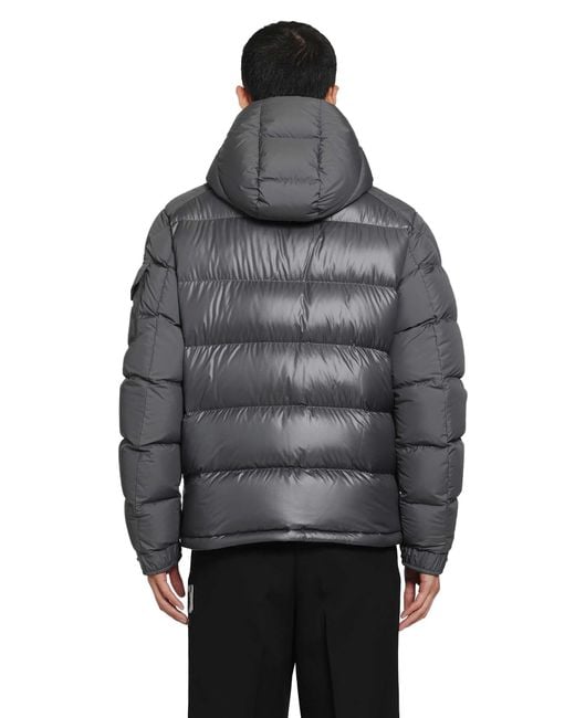 Moncler Gray Maya Short Down Jacket for men
