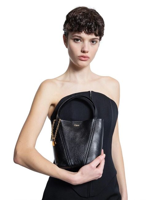 Chloé Black Top Handle Bags