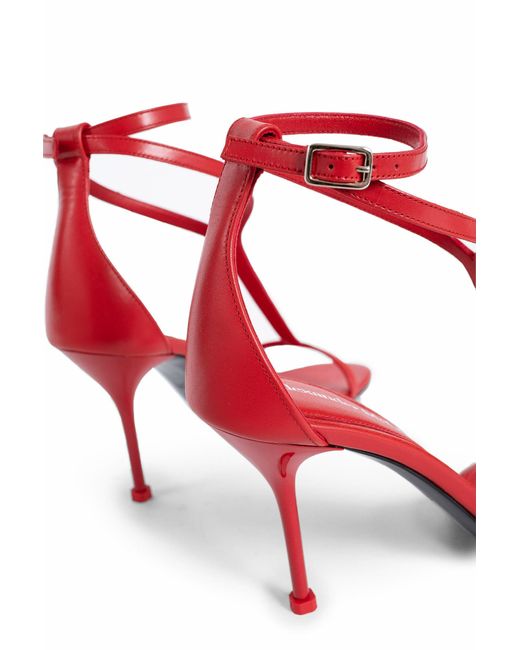 Alexander McQueen Red Sandals
