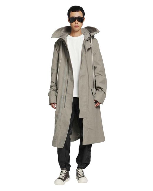 Rick Owens Gray Tower Megaparka for men