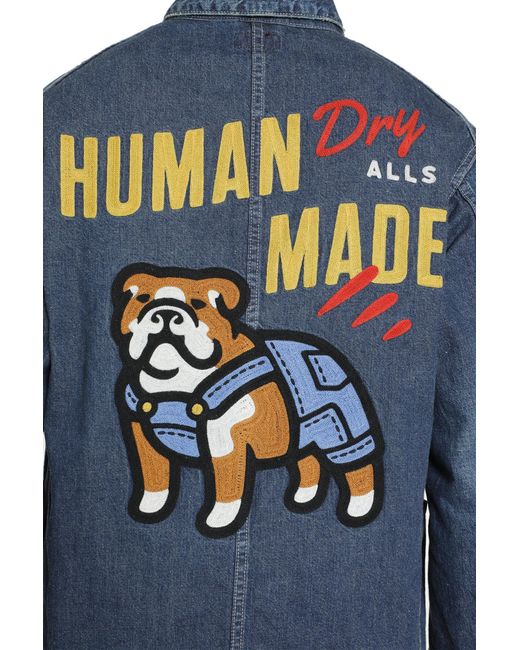 Human Made Blue Denim Coverall Jacket for men