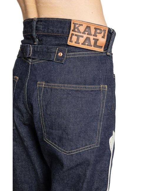 Kapital Blue Mexican Tuxedo Okagilly Jeans for men