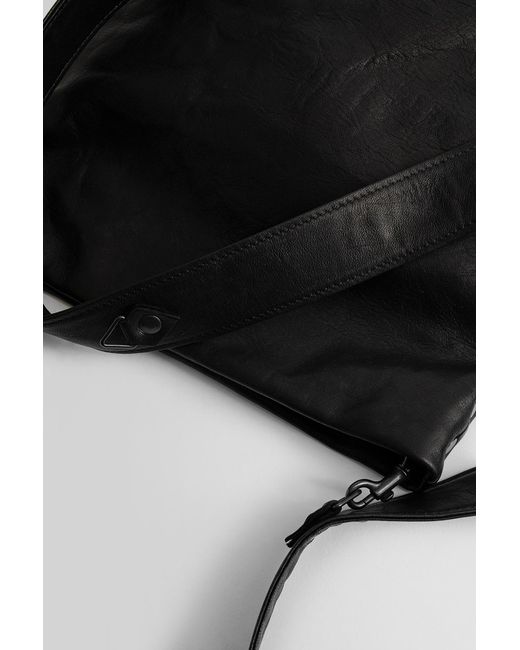 Yohji Yamamoto Black Top Handle Bags for men