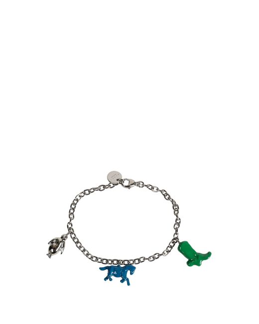 Marni Blue Horse Charm Bracelet for men