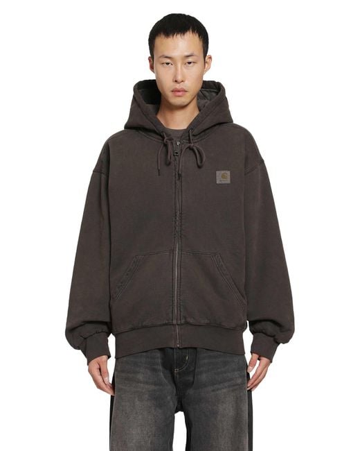 Carhartt Black Vista Zip-Up Hoodie for men