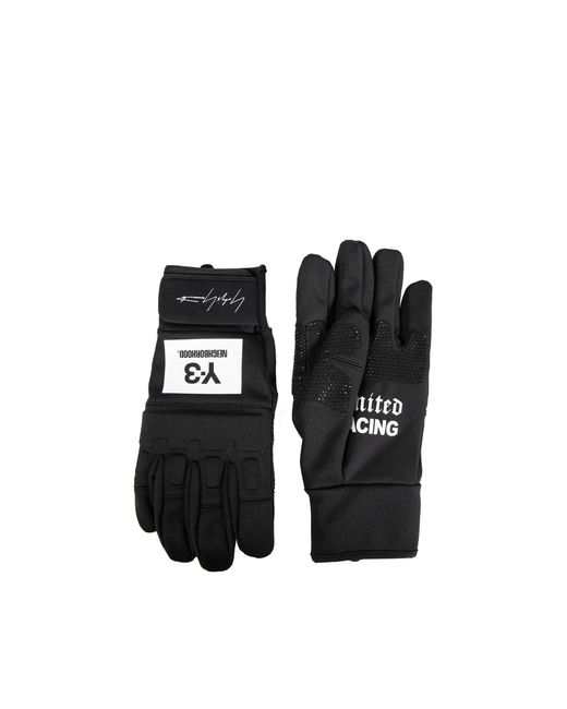 Y-3 Black Neighbourhood Collaboration Gloves for men