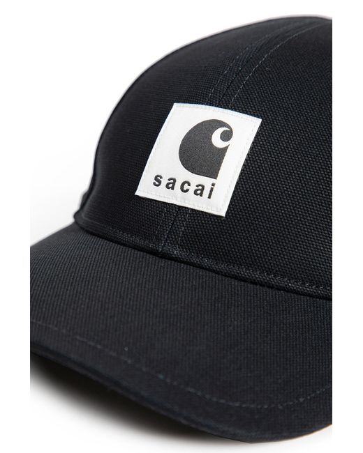 Sacai Carhartt Wip Duck Cap in Black for Men | Lyst