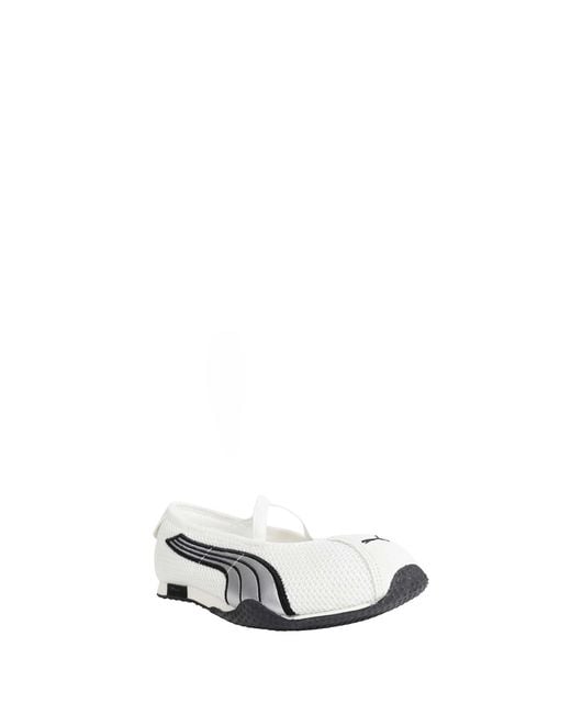 PUMA White H-Street Ballet Sneakers