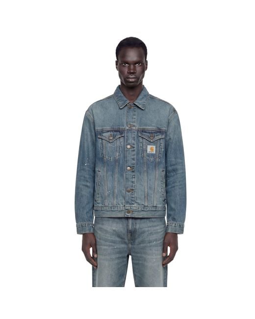 Carhartt Blue Helston Jacket for men
