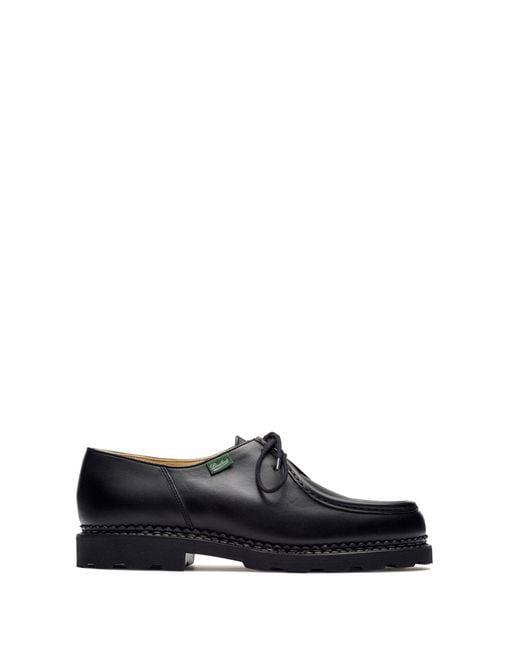 Paraboot Black Michael Derby Shoes for men