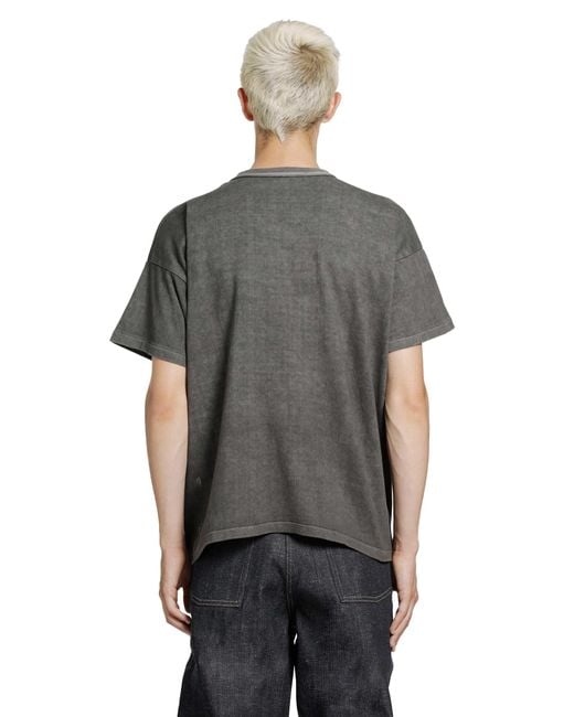 TAIGA TAKAHASHI Gray Lot 601 T-Shirt for men