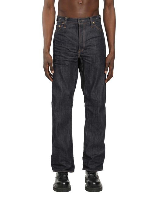 Mastercraft Union Black Showa Relaxed Jeans for men