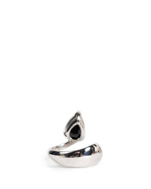 ALAN CROCETTI Black Alien Ring for men