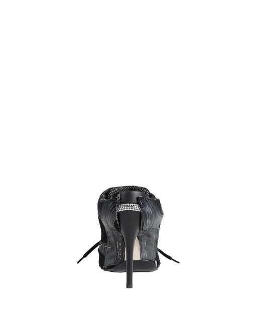 Balenciaga Black Stapler Sandals