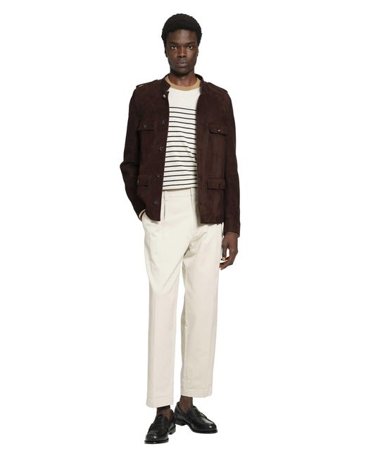Prada Brown Suede Jacket for men