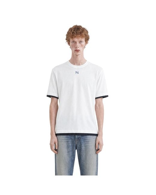 Fendi White Cotton T-Shirt for men
